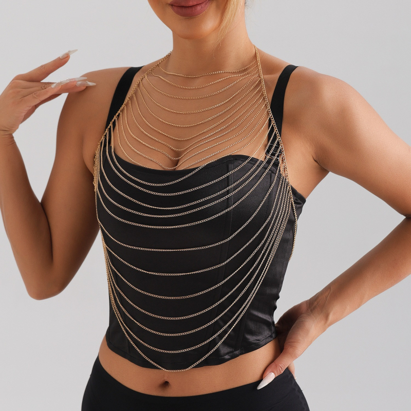 Lanac za struk, cinkova zlitina, vilinski stil, duljina 80–100 cm, za žene
