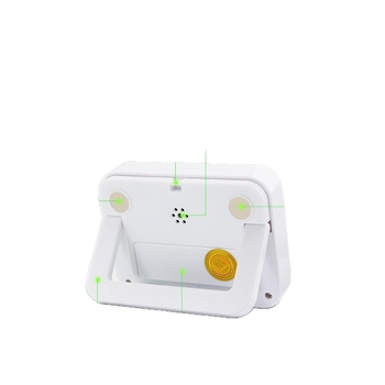 Mehanički kuhinjski timer s LED prikazom i analognim pokazivačem, kućište od aluminijske legure, napajanje suhim baterijom