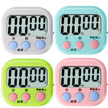 Kuchynský časovač s mechanickým pohybom, analógový displej s ručičkou, batériové napájanie, guľatý dizajn, odpočítavacie upozornenie