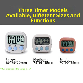 Kuchynský časovač s mechanickým pohybom, analógový displej s ručičkou, batériové napájanie, guľatý dizajn, odpočítavacie upozornenie