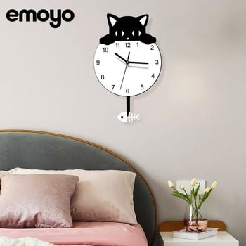Nástenné hodiny - moderný minimalistický dizajn pre detskú izbu, tichý chod so sweep mechanizmom, akrylové puzdro, ciferník z organického skla