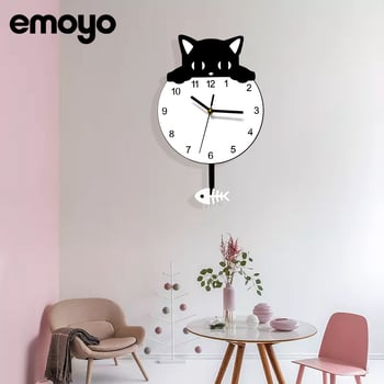 Nástenné hodiny - moderný minimalistický dizajn pre detskú izbu, tichý chod so sweep mechanizmom, akrylové puzdro, ciferník z organického skla