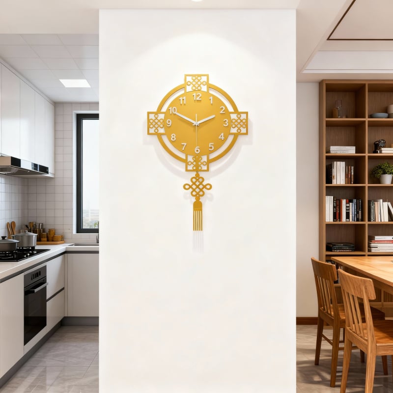 Zidni sat s tihim hodom, napajanje baterijom, akrilno kružno kućište, veličine 28/38 cm