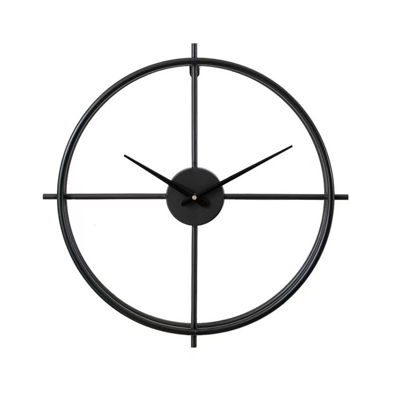 Odik falióra, Spanyol minimál művészet, csendes mozgás, kör alakú fém számlap és ház, elemmel működik, mutató és LED kijelző