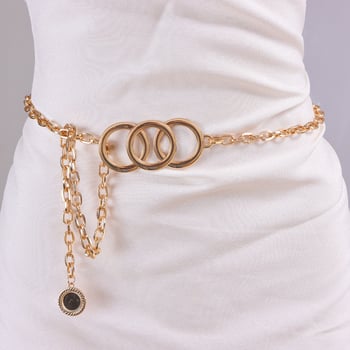 Metalni kaiš za struk, svestran stil, duljina 110 cm, unisex, odrasli