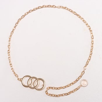 Metalni kaiš za struk, svestran stil, duljina 110 cm, unisex, odrasli