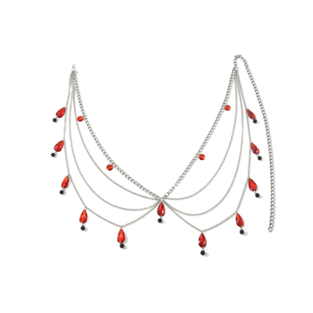 Lanac za struk, metalni, elegantan stil, duljina 105 cm, širina 1 cm