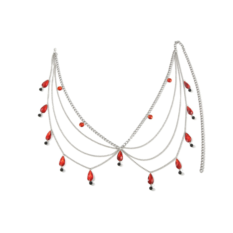 Lanac za struk, metalni, elegantan stil, duljina 105 cm, širina 1 cm