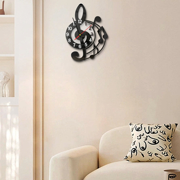 Nástenné hodiny, moderný kruhový akrylový kryt, napájanie batériou, plynulý pohyb ukazovateľa a číslic, model GZ-YKL-YYGZ830.