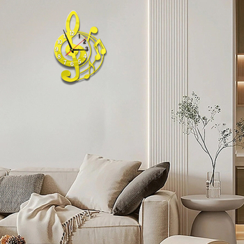 Nástenné hodiny, moderný kruhový akrylový kryt, napájanie batériou, plynulý pohyb ukazovateľa a číslic, model GZ-YKL-YYGZ830.