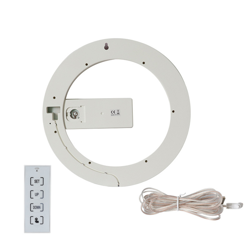 Taishen TS-S24 LED zidni sat s izrezanim dizajnom, digitalni prikaz, termometar, alarm, noćno svjetlo i vanjsko napajanje