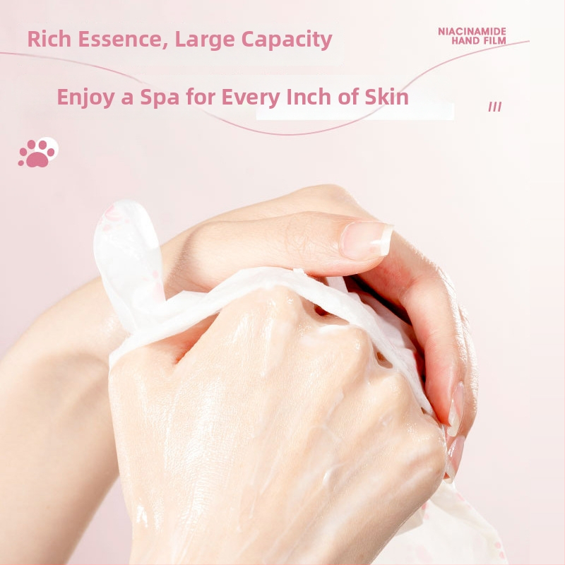 Kaukė rankoms su niacinamidu - drėkinanti ir lygi oda, grynasis kiekis 36, galiojimo laikas 3 metai