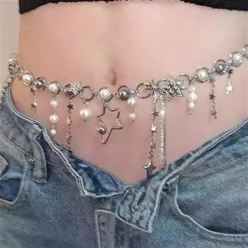 Kovová pásová retiazka, sladký štýl, dĺžka do 60 cm, letný doplnok