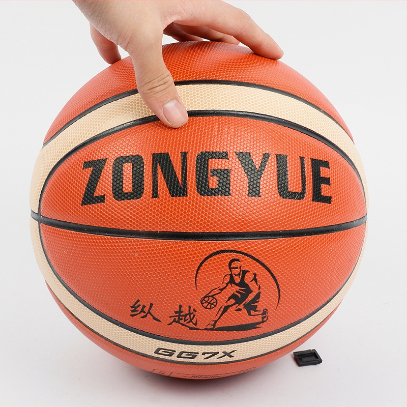 Cross PU basketbols ar Can logotipu, piemērots citiem bumbu spēlēm