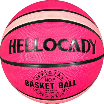 Krepšinio Hellocady • Guma • Spaustintas logotipas • Pritaikymas prieinamas • Vidiniam ir lauko naudojimui