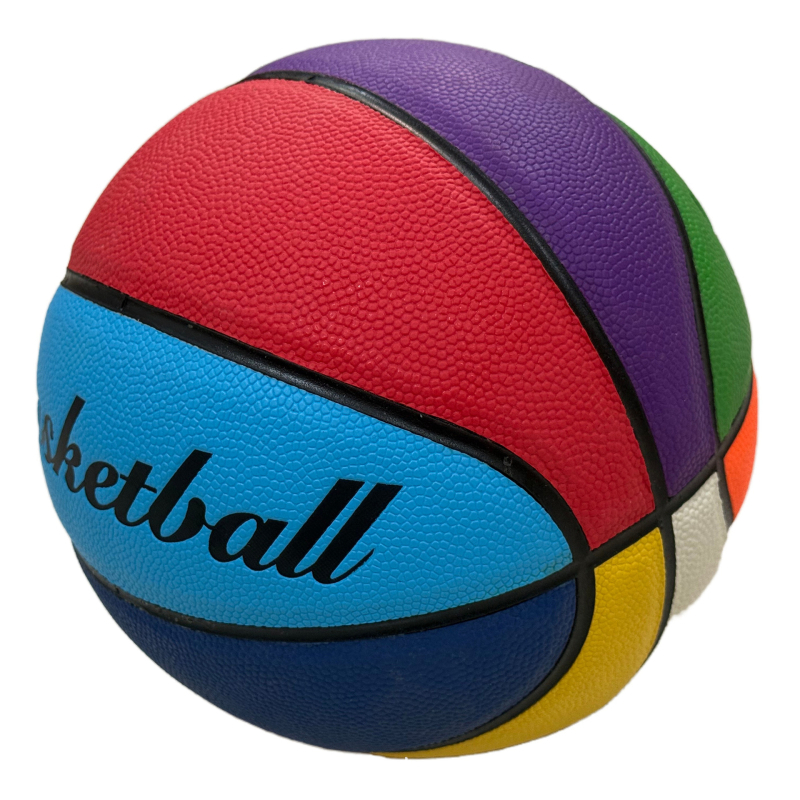 Kosárlabda kisebb hibákkal, PU anyag, ST-002 modell, logó nyomtatás, testreszabott feldolgozás (specifikáció 7/6/5)