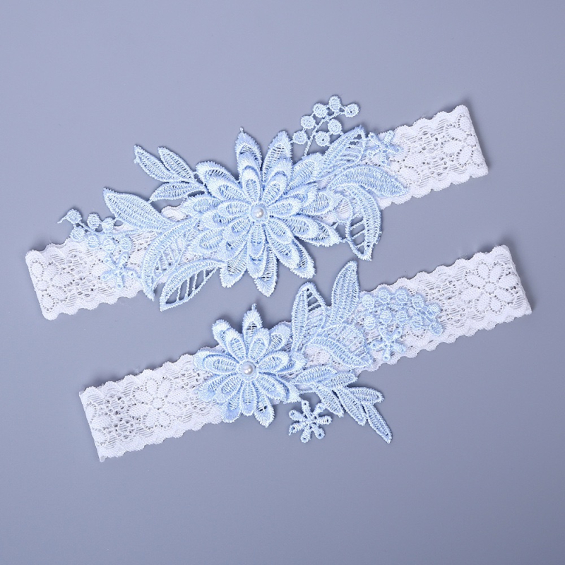 Elastický náramok na nohu s čipkou a perlami, na tanec, nočný klub a svadby – jar 2025