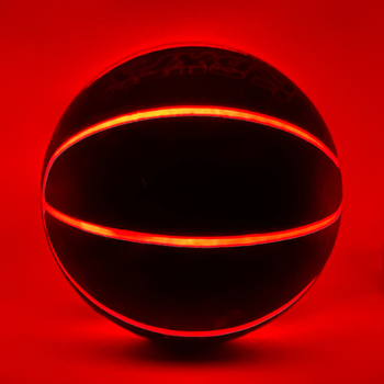 LED gaismas basketbola bumba, PU materiāls, Zīmols DICSENT, Logo drukāšana pieejama, Personalizācijas atbalsts, Piemērots kājvollejai