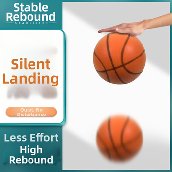 Basketbola bumba — klusa iekšējiem treniņiem, PU materiāls, logotipa drukāšana iespējama, pielāgojama