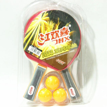 Stalo teniso raketė, medinė, 2 vnt., poplar pagrindinė plokštė, klijuojama guma, horizontinis smūgis