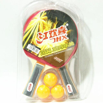 Stalo teniso raketė, medinė, 2 vnt., poplar pagrindinė plokštė, klijuojama guma, horizontinis smūgis