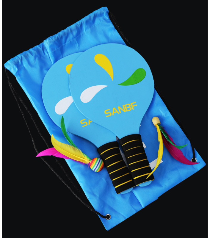 Badmintono raketė, pagrindinė plokštelė iš poplar medienos, tiesus smūgis, apdirbimas pagal užsakymą, spausdinamas logotipas