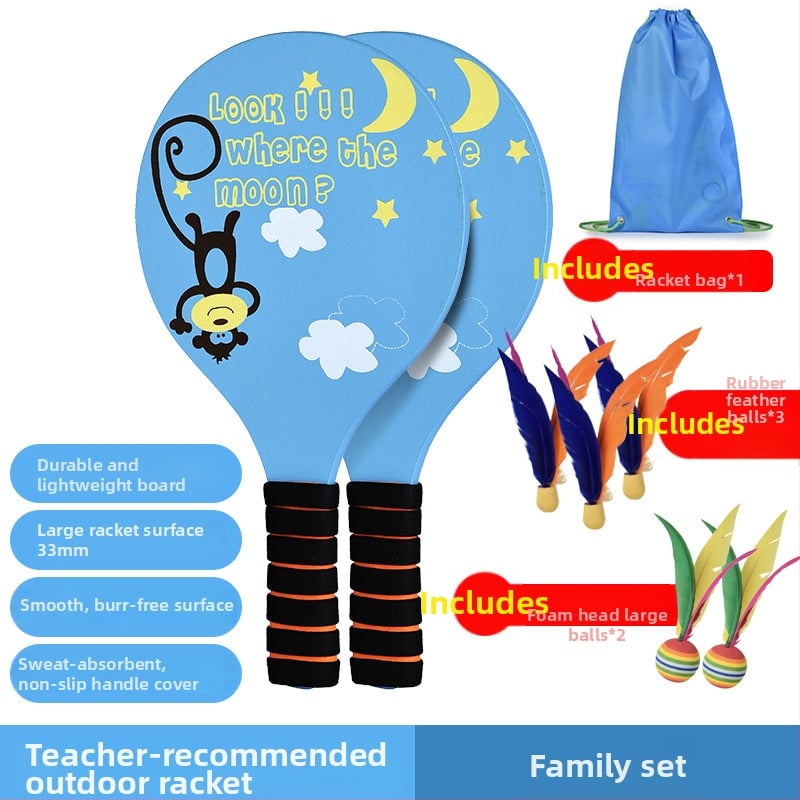 mysports vaikų medinė stalo teniso raketė, medinė pagrinda, tiesus smūgis, pritaikymas