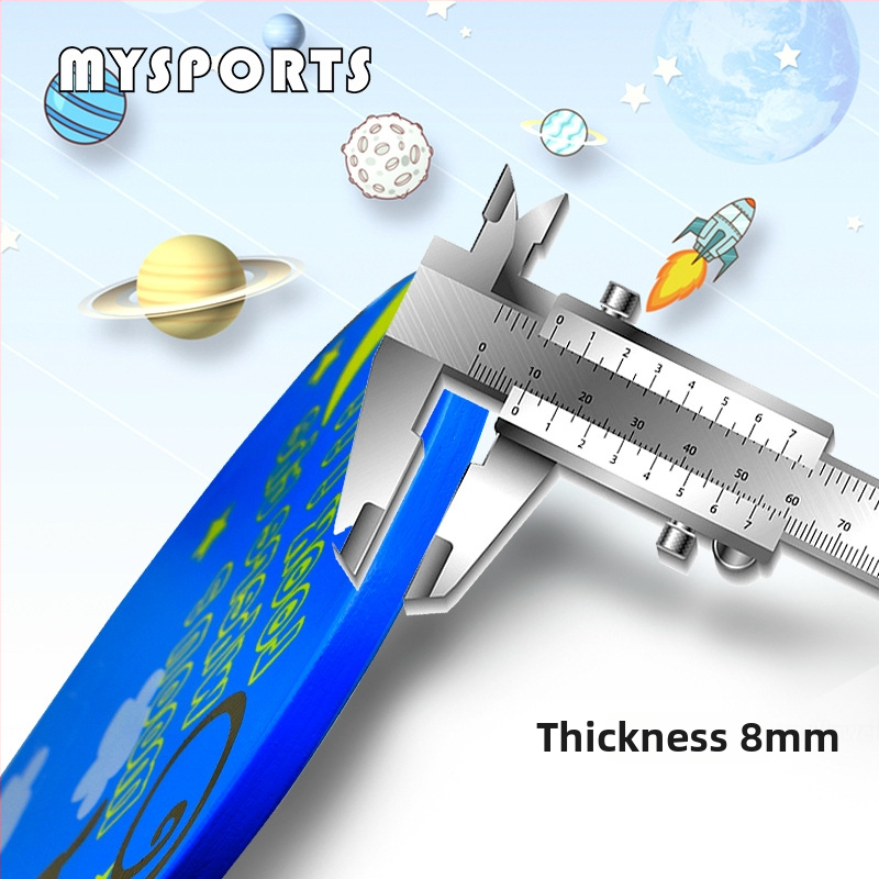 mysports lastele mõeldud puidust laua-tenise raket, puidust alus, sirge löök, kohandamine saadaval