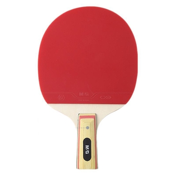 Stalo teniso raketės rinkinys (2 vnt.) su krepšiu ir 3 kamuoliukais — treniruočių raketės, medinė plokštė, anti-klijų guma, tiesioginis smūgis, tinkamas stalo tenisui ir badmintonui