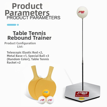 Double Happiness stalo teniso treneris – anglies pluošto pagrindinė plokštė, anti-klijų guma, tiesioginis smūgis rakete (Pavasaris 2020)