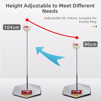 Double Happiness stalo teniso treneris – anglies pluošto pagrindinė plokštė, anti-klijų guma, tiesioginis smūgis rakete (Pavasaris 2020)