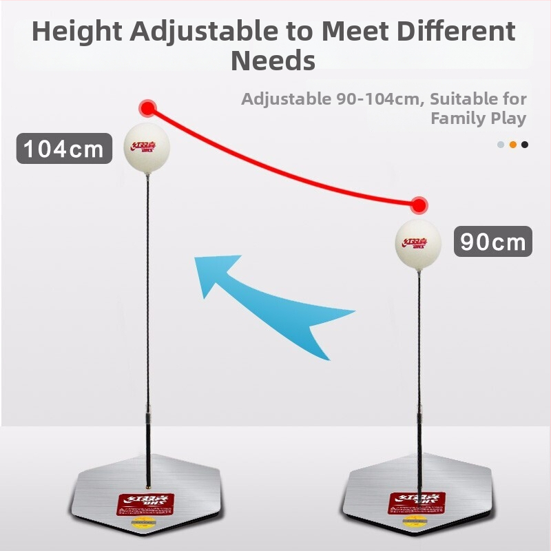 Double Happiness lauatennise treener – süsinikkiust alusplaat, mitte-kleepuv kumm, otse löögiga reketi (Kevad 2020)