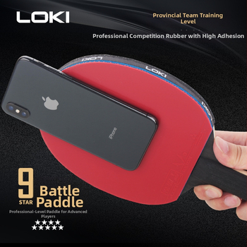 Stalo teniso raketė su anglies plokšte, anglies pluošto pagrindas, atvirkštinė klijavimo guma, horizontalaus tipo smūgis, vieno smūgio, galima pritaikyti su logotipu