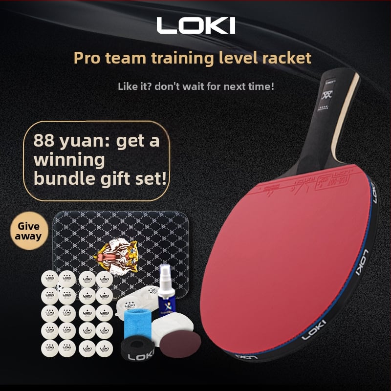 Stalo teniso raketė su anglies plokšte, anglies pluošto pagrindas, atvirkštinė klijavimo guma, horizontalaus tipo smūgis, vieno smūgio, galima pritaikyti su logotipu