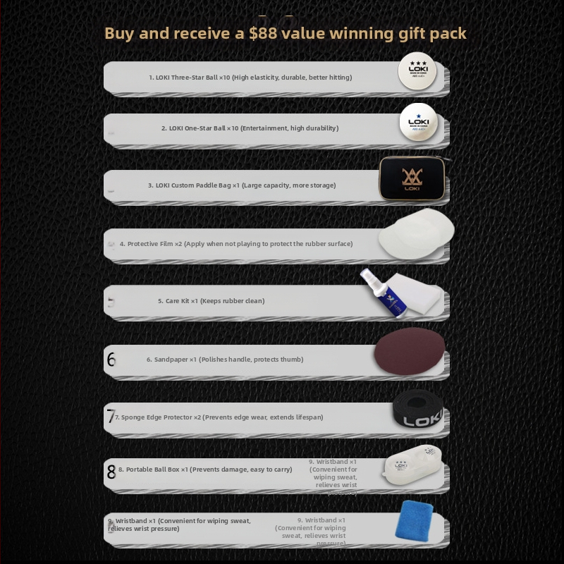 Lauatennise reket süsinikkiust alusega, pööratud liimiga kumm, horisontaalne löök, ühekordne löök, kohandatav logoga