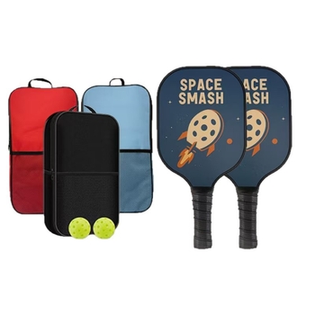 Pickleball rakete no stiklašķiedras, zīmols Yueda Sports, svars 300 g, viegls dizains