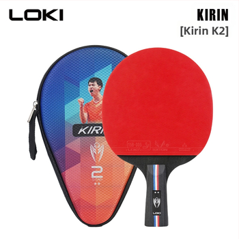 LOKI K2 Lauatennise reket – Üksik, Poplar-lap, Liimitud kumm, Kohandatav