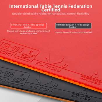 LOKI K2 Lauatennise reket – Üksik, Poplar-lap, Liimitud kumm, Kohandatav