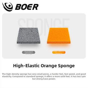 Ракетка за тенис на маса Boer S серия S8 – Ayus дърво, обратна гума, деветслойна платка, хоризонтален захват