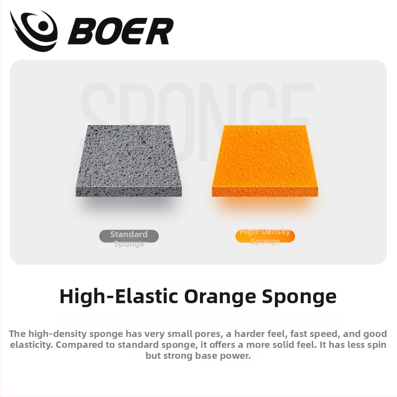 Ракетка за тенис на маса Boer S серия S8 – Ayus дърво, обратна гума, деветслойна платка, хоризонтален захват