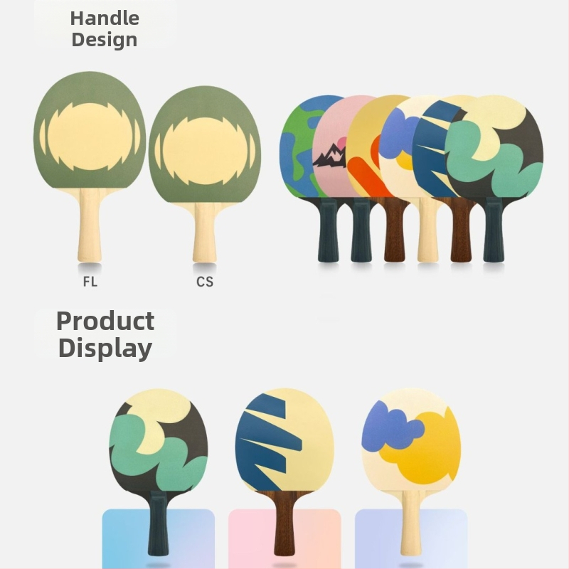 Wellsheng ракетка за тенис на маса — персонализирана долна част, анти-залепваща гума, страничен удар