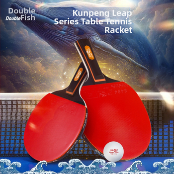 Pisces stalo teniso raketė – poplar plokštė, anti-glue guma, tiesioginio smūgio raketė, skirta stalo tenisui ir badmintonui