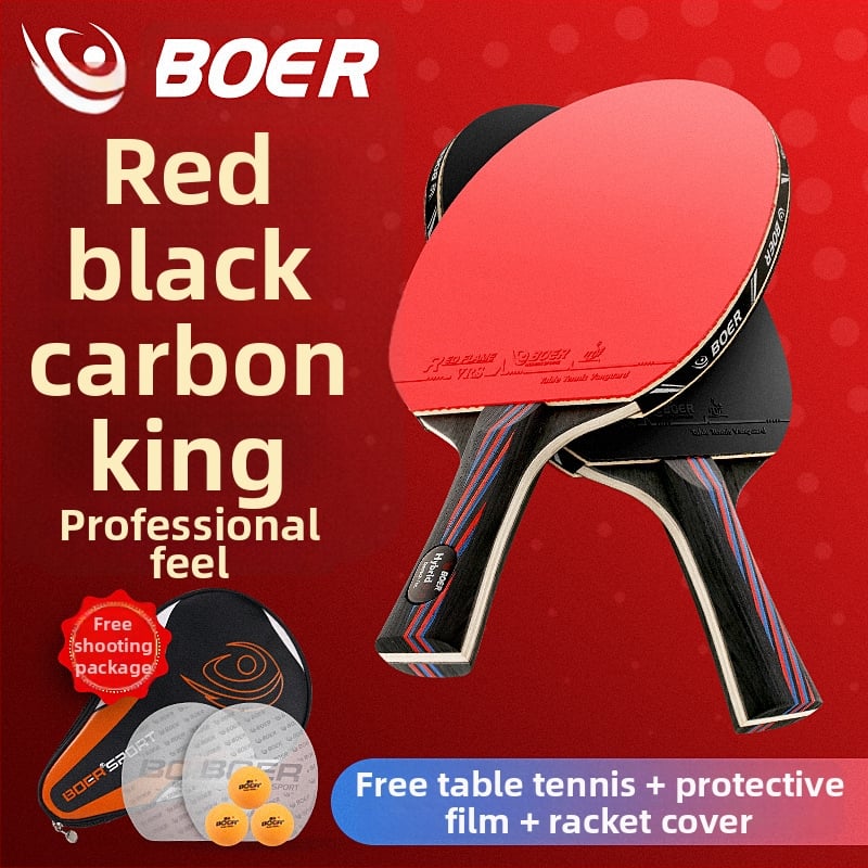 Raketa na stolný tenis, Basswood doska, guma Reverse-Glue, vodorovná čepeľ, spracovanie na mieru, potlačené logo