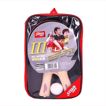 Stalo teniso raketė pradedantiesiems, Basswood plokštė, reverse glue guma, dviguba raketė