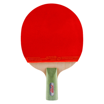 Stalo teniso raketė pradedantiesiems, Basswood plokštė, reverse glue guma, dviguba raketė