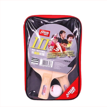 Stalo teniso raketė pradedantiesiems, Basswood plokštė, reverse glue guma, dviguba raketė