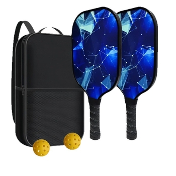 Pickleball rakete – pilna komplektā, stikla šķiedra, 205 g, profesionāla līmeņa sacensības