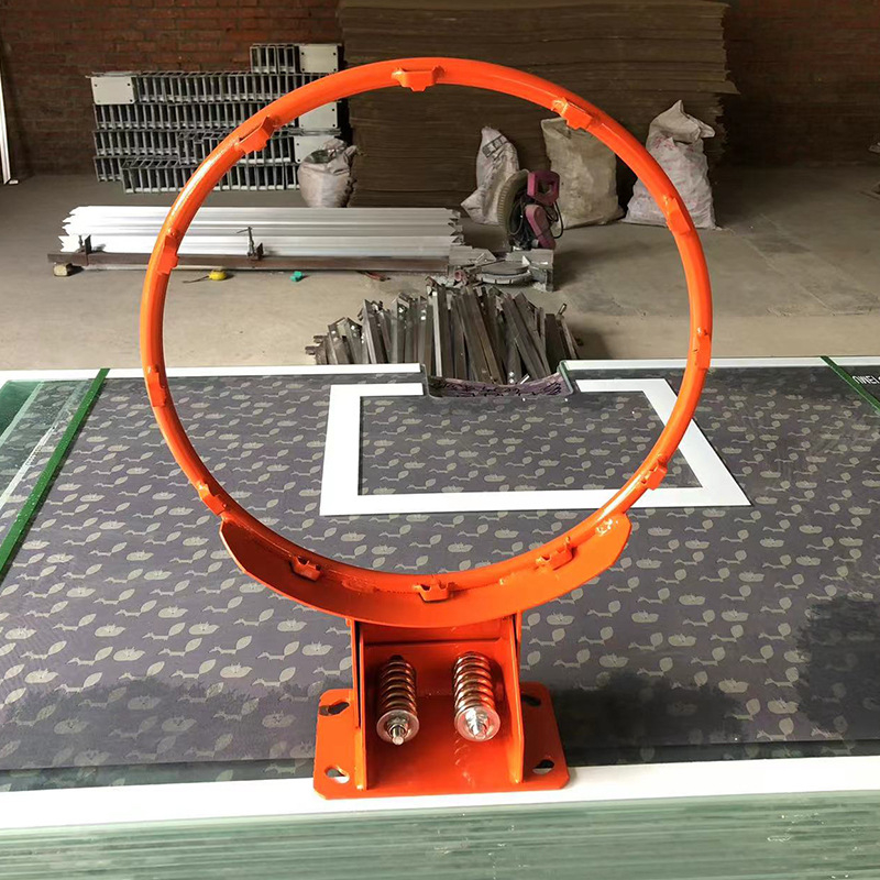 Dječji okvir za koš za unutarnju i vanjsku upotrebu – lijevano željezo, tiho treniranje, kućna košarka ploča