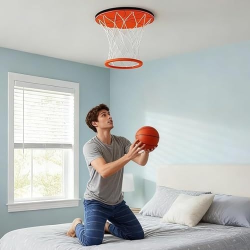 Unutarnja viseća košarkaška ploča, PVC, 370 g, mreža