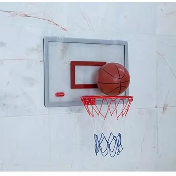 Zidni koš za košarku s backboardom i mrežom, od legure, za unutarnju uporabu